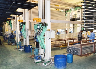 工業(yè)鋁材氧化生產(chǎn)線